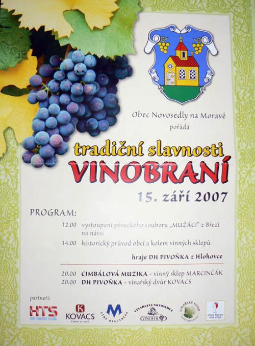 Novosedelské vinobraní 2007