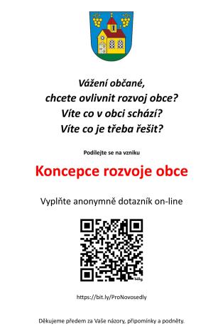 Dotazník programu rozvoje obce