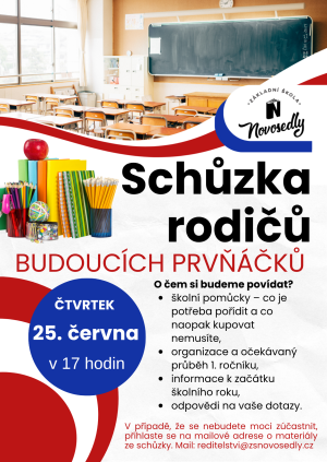 schůzka rodičů